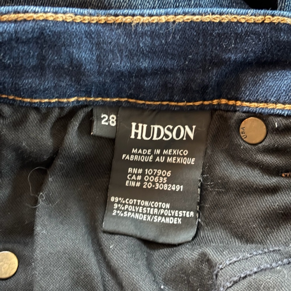 Hudson Jeans Dark Blue Skinny Jeans - Picture 4 of 4